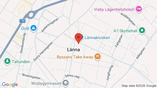 Lägenheter att hyra i Gotland - Bild från Google Street View