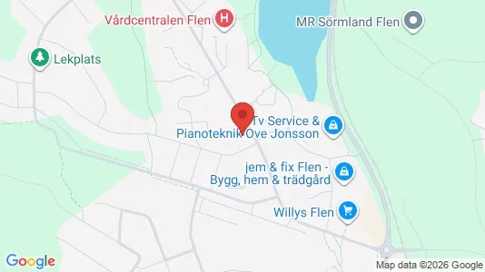 Lägenheter att hyra i Flen - Bild från Google Street View