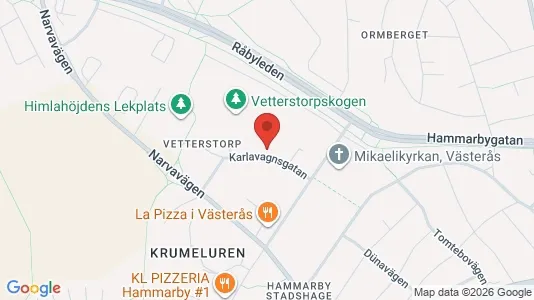 Lägenheter att hyra i Västerås - Bild från Google Street View