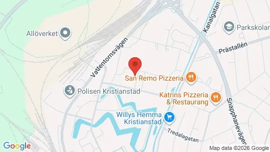 Lägenheter att hyra i Kristianstad - Bild från Google Street View