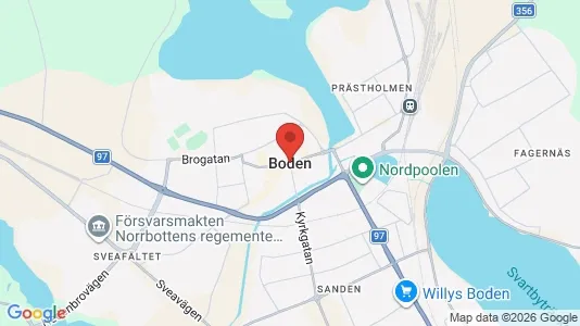 Hus att hyra i Boden - Bild från Google Street View