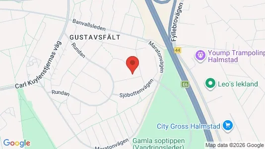 Lägenheter att hyra i Halmstad - Bild från Google Street View