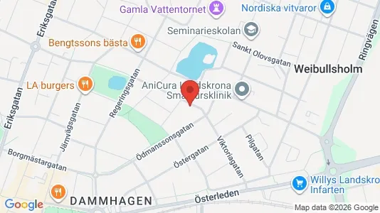 Lägenheter att hyra i Landskrona - Bild från Google Street View