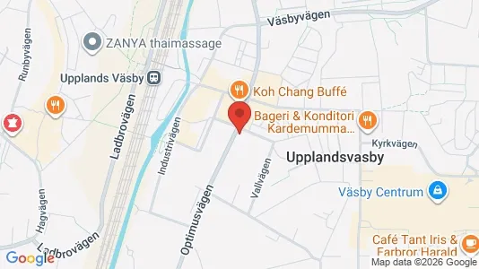 Lägenheter att hyra i Upplands Väsby - kort over placeringen