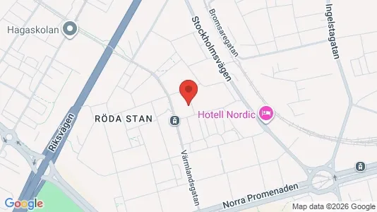 Lägenheter att hyra i Norrköping - kort over placeringen