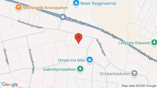 Lägenheter att hyra i Umeå - Bild från Google Street View