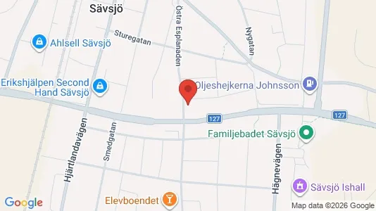 Lägenheter att hyra i Sävsjö - Bild från Google Street View