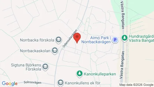 Lägenheter att hyra i Sigtuna - kort over placeringen