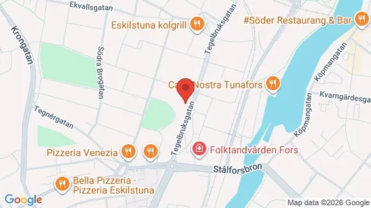 Lägenheter att hyra i Eskilstuna - kort over placeringen