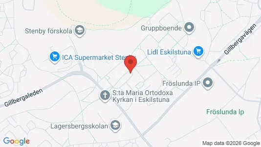 Lägenheter att hyra i Eskilstuna - kort over placeringen