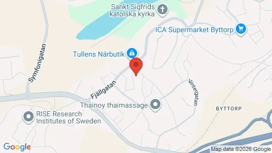 Lägenheter att hyra i Borås - kort over placeringen