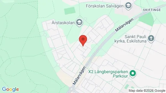 Lägenheter att hyra i Eskilstuna - kort over placeringen