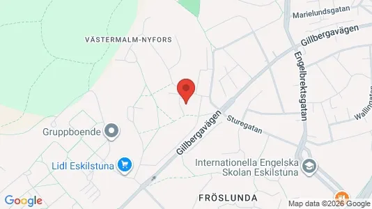 Lägenheter att hyra i Eskilstuna - kort over placeringen