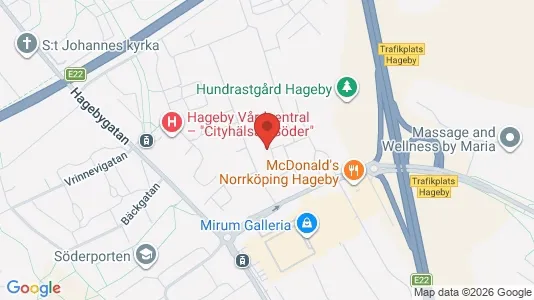 Lägenheter att hyra i Norrköping - kort over placeringen