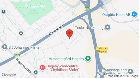 Lägenheter att hyra i Norrköping - kort over placeringen