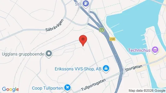 Lägenheter att hyra i Härnösand - kort over placeringen