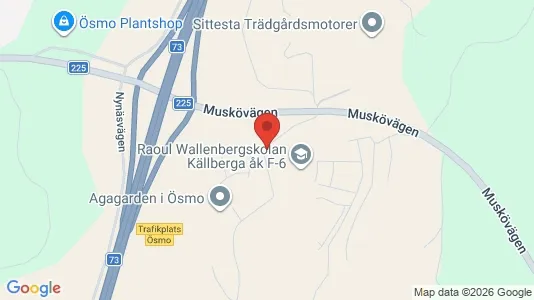 Lägenheter att hyra i Nynäshamn - kort over placeringen