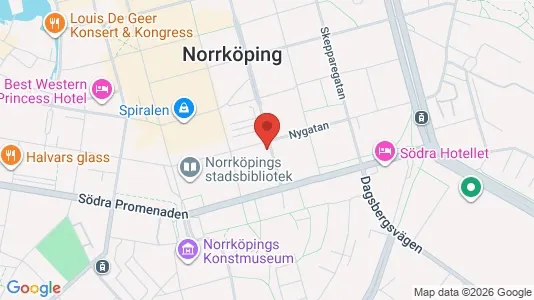 Lägenheter att hyra i Norrköping - kort over placeringen
