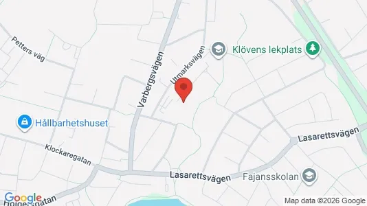 Lägenheter att hyra i Falkenberg - kort over placeringen