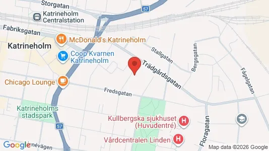 Lägenheter att hyra i Katrineholm - kort over placeringen