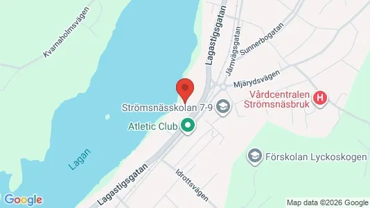 Lägenheter att hyra i Markaryd - kort over placeringen