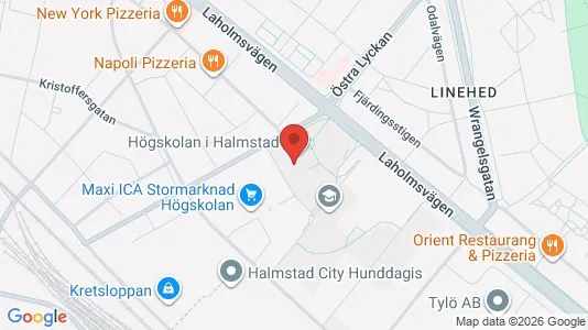 Lägenheter att hyra i Halmstad - kort over placeringen