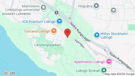 Lägenheter att hyra i Lidingö - kort over placeringen