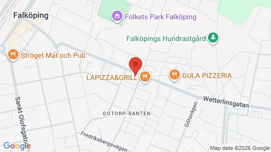 Lägenheter att hyra i Falköping - kort over placeringen