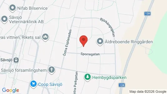 Lägenheter att hyra i Sävsjö - kort over placeringen