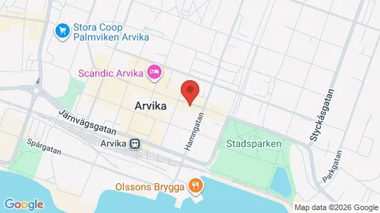 Lägenheter att hyra i Arvika - kort over placeringen