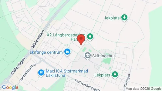 Lägenheter att hyra i Eskilstuna - kort over placeringen