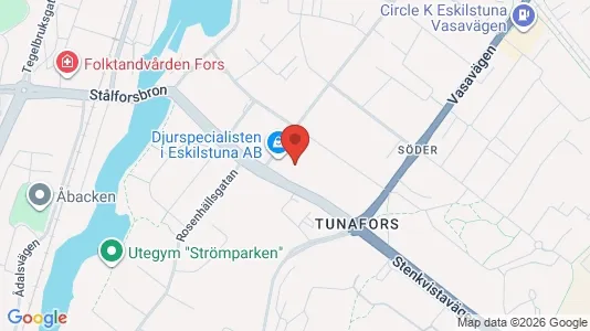 Lägenheter att hyra i Eskilstuna - kort over placeringen