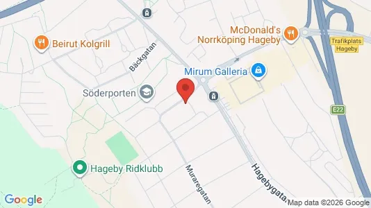 Lägenheter att hyra i Norrköping - kort over placeringen