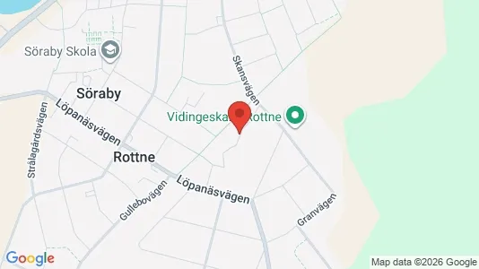Lägenheter att hyra i Växjö - kort over placeringen