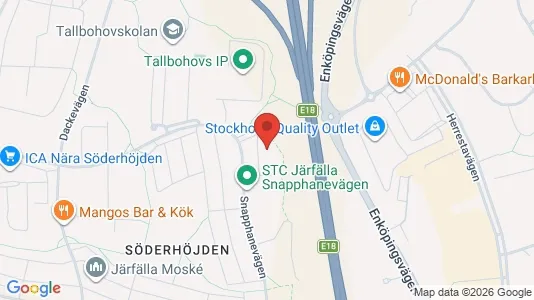Lägenheter att hyra i Järfälla - kort over placeringen