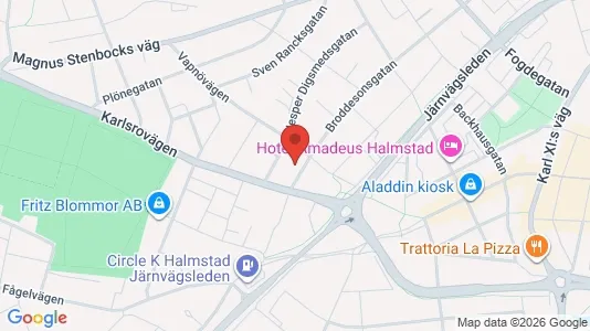 Lägenheter att hyra i Halmstad - Bild från Google Street View