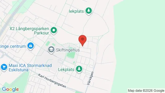 Lägenheter att hyra i Eskilstuna - kort over placeringen