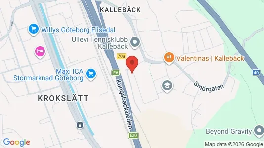 Lägenheter att hyra i Örgryte-Härlanda - kort over placeringen