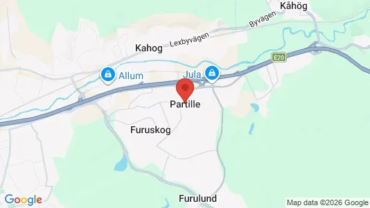 Lägenheter att hyra i Partille - kort over placeringen