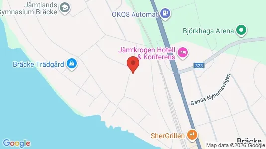 Lägenheter att hyra i Bräcke - kort over placeringen