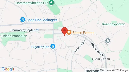 Rum att hyra i Söderort - kort over placeringen