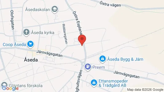 Lägenheter att hyra i Uppvidinge - kort over placeringen