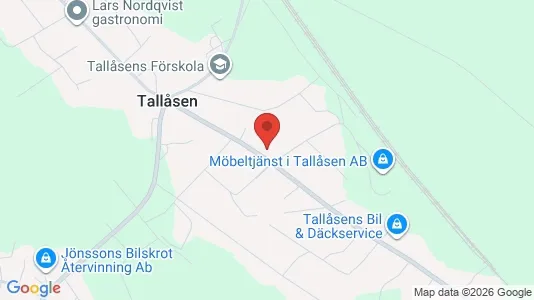 Lägenheter att hyra i Ljusdal - kort over placeringen