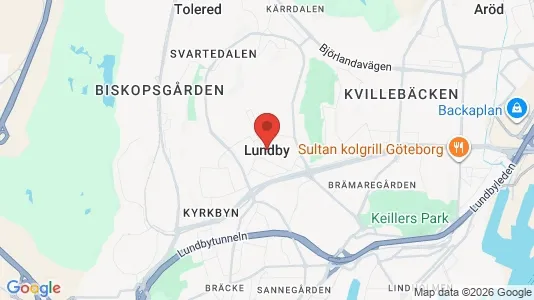 Lägenheter att hyra i Lundby - Bild från Google Street View