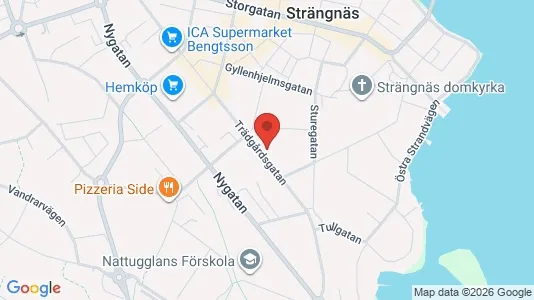 Lägenheter att hyra i Strängnäs - Bild från Google Street View