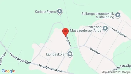 Lägenheter att hyra i Ånge - kort over placeringen