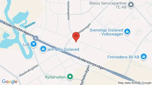 Lägenheter att hyra i Gislaved - Bild från Google Street View
