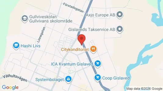 Lägenheter att hyra i Gislaved - Bild från Google Street View