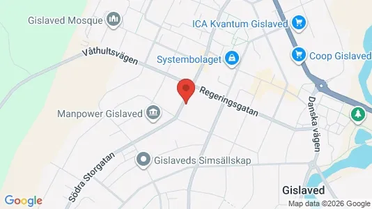 Lägenheter att hyra i Gislaved - Bild från Google Street View