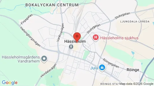 Lägenheter att hyra i Hässleholm - Bild från Google Street View